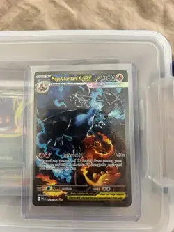 Pokemon Mega Charizard X ex Holo Mega Evolution Card PFL Set 125/094 - Image 2