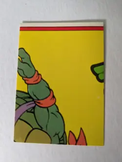 Michaelangelo # 2 TMNT Teenage Mutant Ninja Turtles Sticker Card Mirage/Surge 89 - Image 2