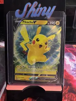 Pikachu V SWSH198 SWSH: Sword & Shield Promo Cards - Image 1