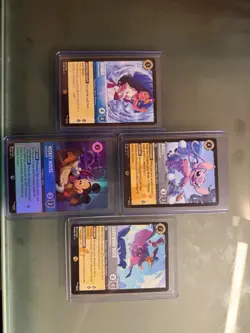 Disney Lorcana Ravensburger Card Lot Moana Mickey Angel Darkwing Duck - Image 1