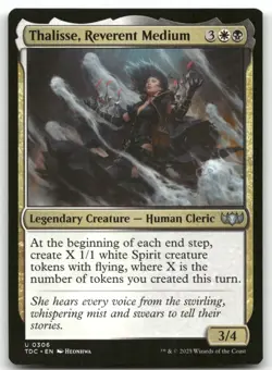 X4 Thalisse, Reverent Medium #306 MTG Tarkir Dragonstorm TDC NM X4 - Image 1