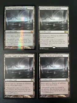 MTG- Urborg, Tomb of Yawgmoth x4 (One is FOIL) - Image 1