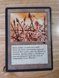 MTG Antiquities Wall of Spears NM - Image 1