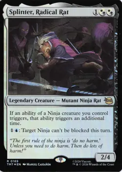 Splinter, Radical Rat, 169, TMT, Foil - Image 1
