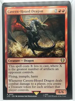 Cavern-Hoard Dragon - 31 - NM - Commander: The Lord of the Rings - MTG - Image 1
