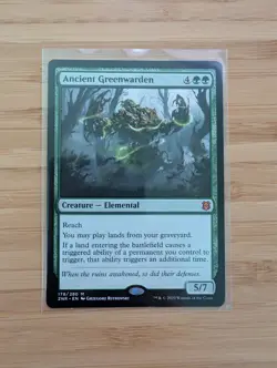 MTG, Ancient Greenwarden Zendikar Rising Regular NM - Image 1