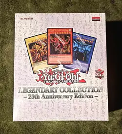 YuGiOh Legendary Collection 25th Anniversary Display Case 5 Boxes Factory Sealed - Image 1