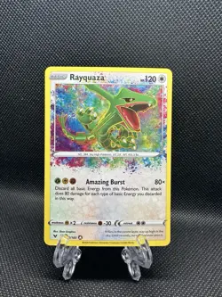 Rayquaza 138/185 Vivid Voltage Amazing Rare Holo Pokemon Card - Image 1