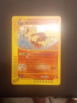 Pokemon Arcanine Aquapolis Holo Rare H2/H32 Card NM LP - Image 1