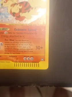 Pokemon Arcanine Aquapolis Holo Rare H2/H32 Card NM LP - Image 4