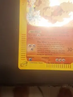 Pokemon Arcanine Aquapolis Holo Rare H2/H32 Card NM LP - Image 5