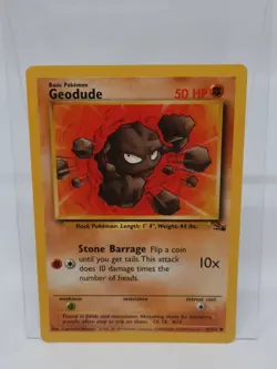 GEODUDE - Fossil Set - 47/62 - Common - Pokemon Card - LP - Image 1