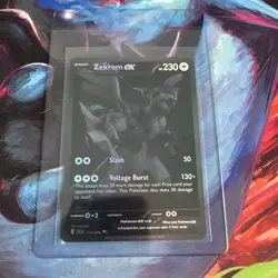Pokemon Black Bolt Zekrom EX TCG Card 172/86 - Image 1