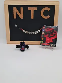 Bakugan Battle Brawlers Darkus Reaper B1 Classic Rare W/ Card - Image 1