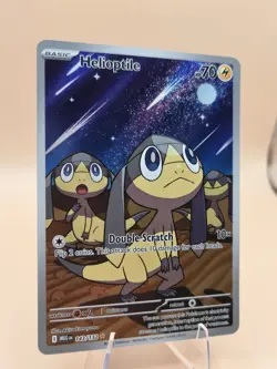 Helioptile 143/132 Me01: Mega Evolution Holo Pokemon Card NM Condition - Image 2