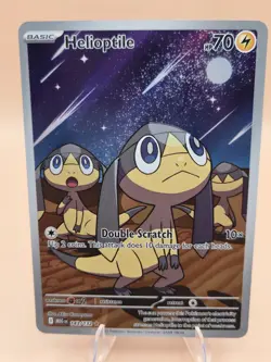 Helioptile 143/132 Me01: Mega Evolution Holo Pokemon Card NM Condition - Image 4