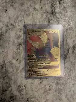 Charizard Vmax Gold Foil Charizard Gx Gold Foil Vmax Blue DX lot of 4 cards - Image 5