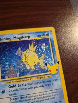 Pokemon TCG Celebrations Classic Collection Shining Magikarp Holo Card 66/64 - Image 5