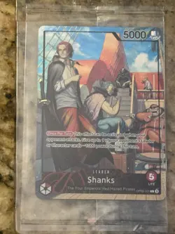 One Piece Shanks OP09-001 PSA Magazine Promo Card Sealed - Image 1
