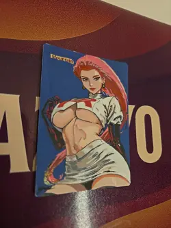 MTG Mountain Jessie Pokemon Waifu Alter Hand Painted by BAZAYO 18+ One of a Kind - Image 3