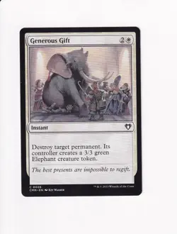 2023 MTG MAGIC THE GATHERING COMMANDER MASTERS GENEROUS GIFT - Image 1
