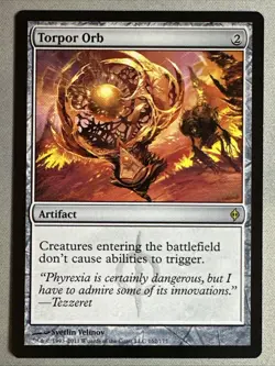 MTG / Torpor Orb / NPH / #162 / Regular / Rare / NM - Image 1