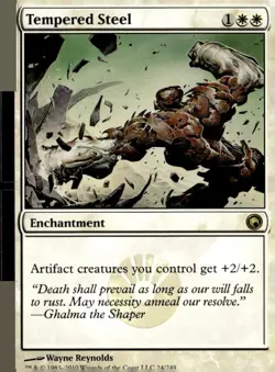 Scars of Mirrodin #24 Tempered Steel - Image 1