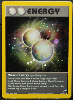 2002 Pokemon Miracle Energy 16/105 Neo Destiny Holo Rare Unlimited NM Swirl - Image 1