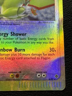 2003 Pokemon FLYGON 4/97 Ex Dragon Set REVERSE HOLO Foil Rare Card e-Reader HP - Image 5
