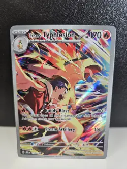 Pokemon TCG Ethan's Typhlosion 190/182 Sv10: Destined Rivals - Illustration Rare - Image 1