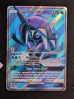 Tapu Fini GX - 133/147 - Pokemon Burning Shadows Sun Moon Full Art Rare Card NM - Image 1