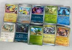 1000 Pokemon TCG Reverse Holo Foil Only Bulk Lot Scarlet & Violet Era Near Mint - Image 1