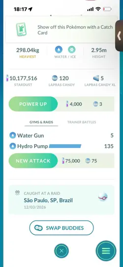 Pokemon Go Shiny Lapras ( Background) - Image 2