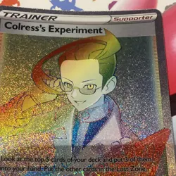 Pokemon TCG Colress's Experiment Sword & Shield Lost Origin 205/196 Secret Rare - Image 2