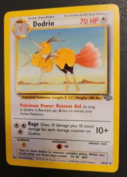 Pokemon Dodrio Jungle 34/64 LP - Image 1