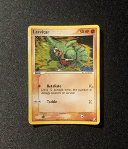Pokemon EX UNSEEN FORCES - #61/115 Larvitar - Reverse Holo - ENG - NM/M - Image 3