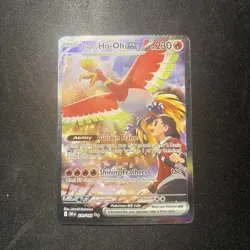 Ethan's Ho-Oh ex 230/182 Sv10: Destined Rivals Holo Pokemon 2025 Near Mint - Image 1