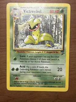 Pokemon Victreebel 32/130 Base Set 2 Non Holo Rare WOTC LP/MP - Image 1
