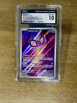 CGC 10 Pecharunt Pokemon (2024) Black Star Promo 129 Shrouded Fable ETB - Image 1