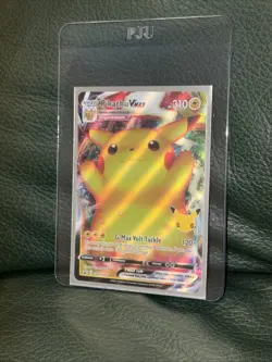 Pokemon TCG: Pikachu VMAX Celebrations SWSH062 Full Art Black Star Promo NM - Image 1
