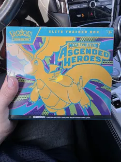 POKEMON TCG Ascended Heroes Elite Trainer Box - Factory Sealed ETB - In Hand - Image 1