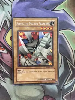 RP02-EN089 Alpha The Magnet Warrior Rare Unlimited Edition NM Yugioh Card - Image 1