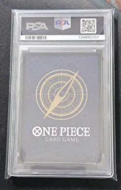 Monkey D Luffy One Piece Japanese English 2nd Anniversary Card ST13-015 PSA 9 - Image 2