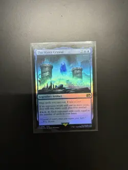 MTG the Water Crystal Fin Magic the Gathering Card Final Fantasy Foil - Image 1