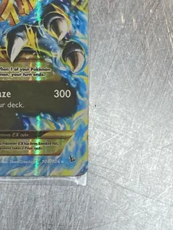Mega M Charizard EX HOLO Pokemon Card 108/111 Flashfire HP 230 Ultra Rare - Image 3