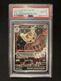 Noctowl - 141 (Pokemon Center Exclusive) Scarlet & Violet Promo - PSA 10 GEM💎 - Image 3
