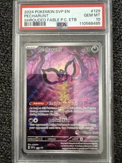 Pokemon Pecharunt - 129 (Pokemon Center Exclusive) PSA 10 - Image 1