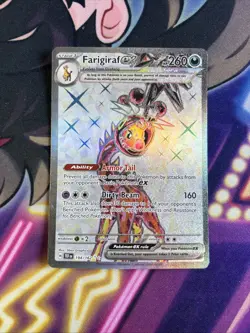 Farigiraf ex - 194/162 - Pokemon Temporal Forces Full Art Trainer Card LP - Image 1