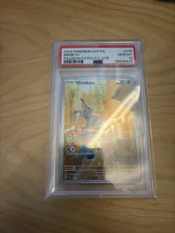 Mimikyu 075 Pokemon Center Exclusive Scarlet & Violet Stamped Promo PSA 10 - Image 1