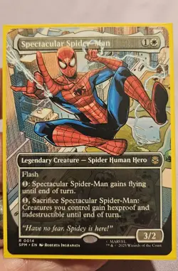 🔥 MTG -Spectacular Spider-Man (Borderless) - Marvel's Spider-Man R #014 NM 🔥 - Image 1